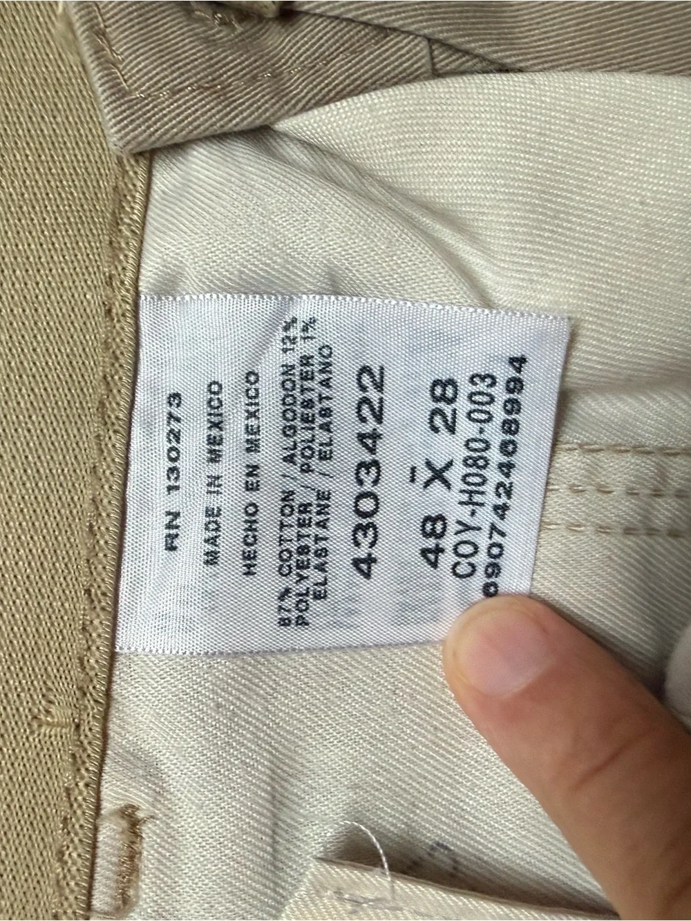 Lee Men's Chinos in Light Khaki